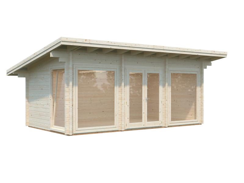 Palmako Blockbohlenhaus Heidi 19,7 70 mm natur