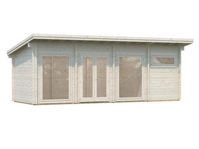 Palmako Blockbohlenhaus Heidi 22,8 3-Raum 70 mm natur