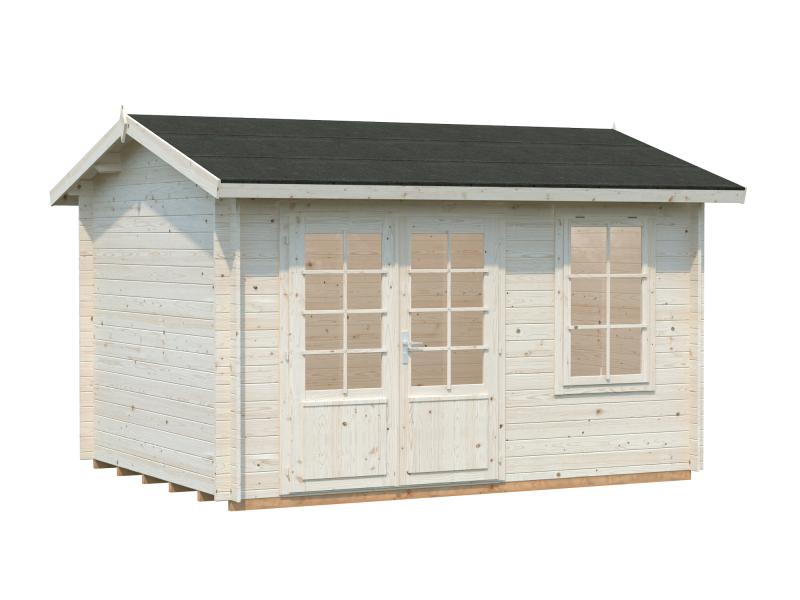 Palmako Blockbohlenhaus Iris 9,6 28 mm natur