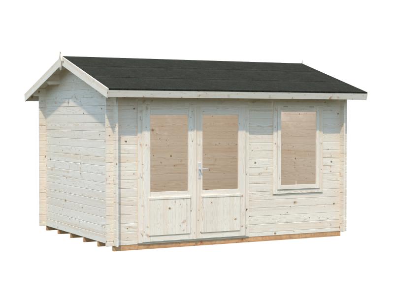 Palmako Blockbohlenhaus Iris 9,6 28 mm natur