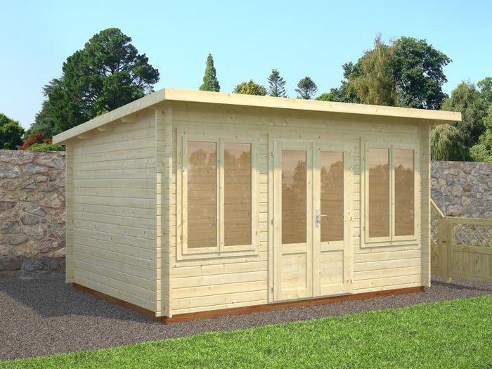 Palmako Blockbohlenhaus Lisa 11,5 34 mm natur