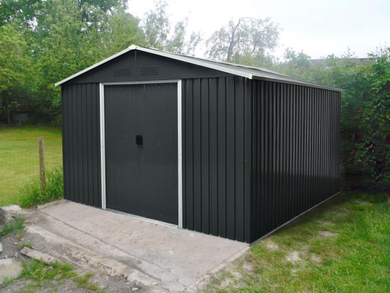 Pergart Gerätehaus Dresden 2 1012- schiefer/creme