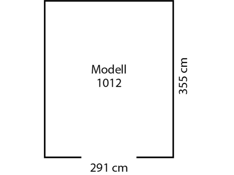 Pergart Gerätehaus Dresden 2 1012- schiefer/creme