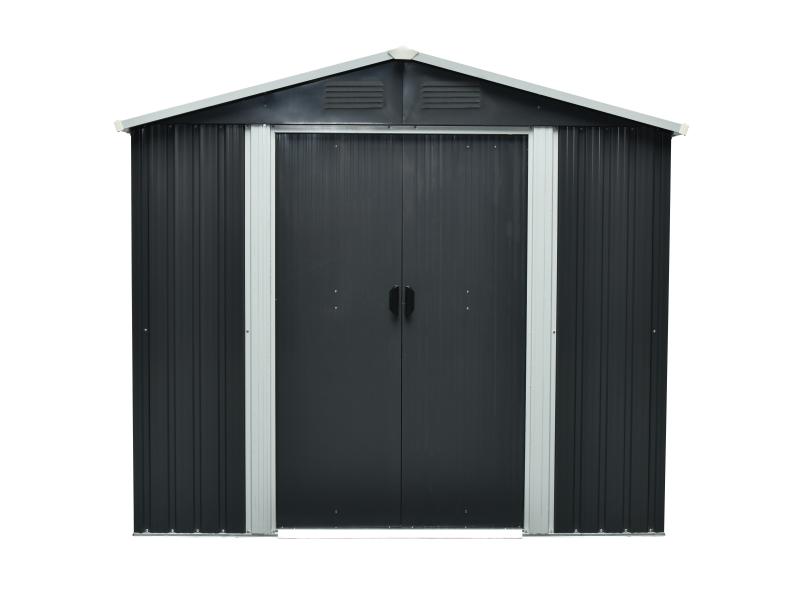 Pergart Gerätehaus Dresden 2 86- schiefer/creme