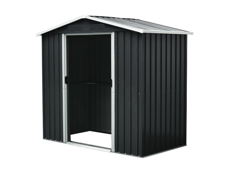 Pergart Gerätehaus Düsseldorf 2 64- schiefer/creme