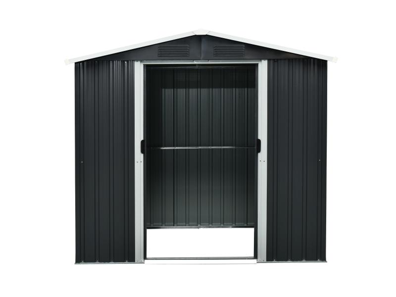 Pergart Gerätehaus Düsseldorf 2 65- schiefer/creme