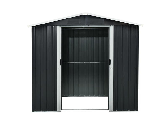 Pergart Gerätehaus Düsseldorf 2 65- schiefer/creme