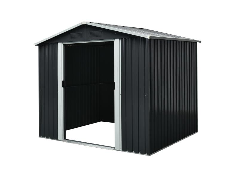 Pergart Gerätehaus Düsseldorf 2 86- schiefer/creme