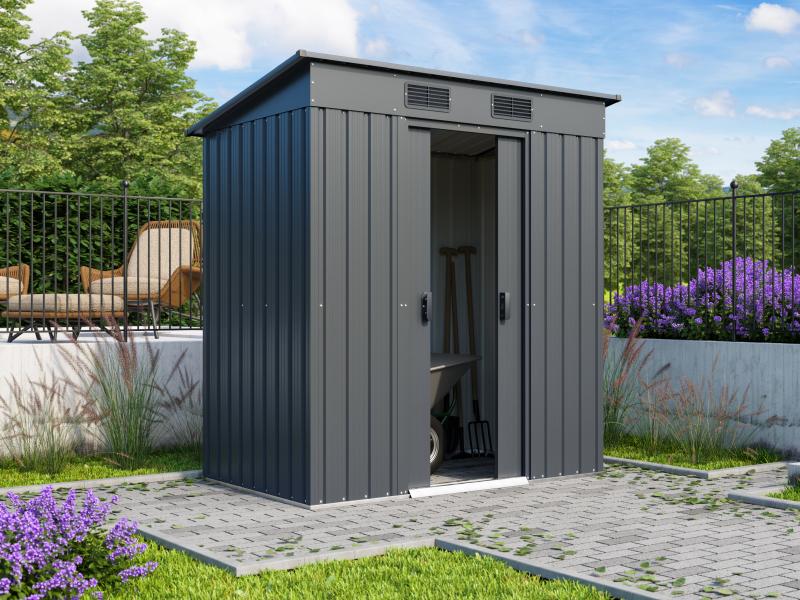 Pergart Gerätehaus Leipzig 2 64 - anthrazit, matt