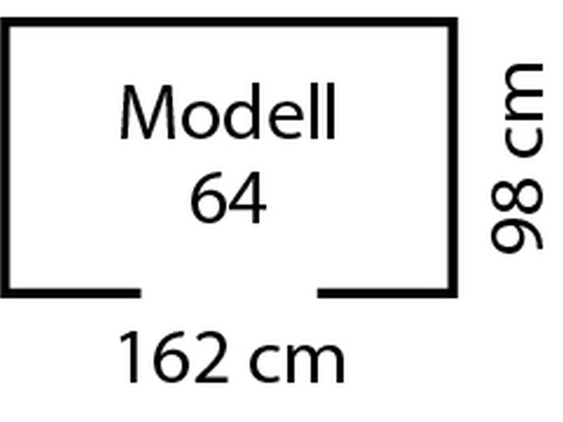 Pergart Gerätehaus Leipzig 2 64 - anthrazit, matt
