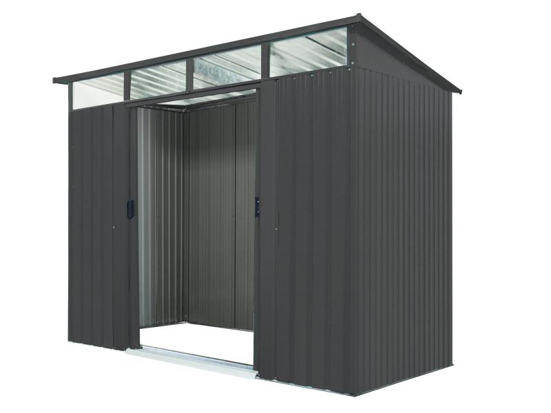 Pergart Gerätehaus Lübeck 86 - antharzit, matt