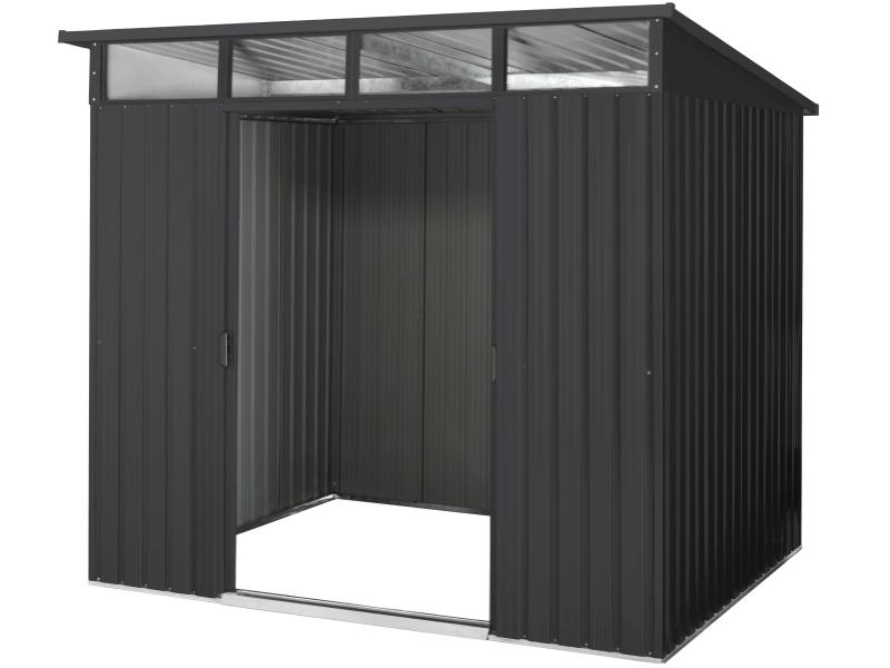 Pergart Gerätehaus Lübeck 89 - antharzit, matt