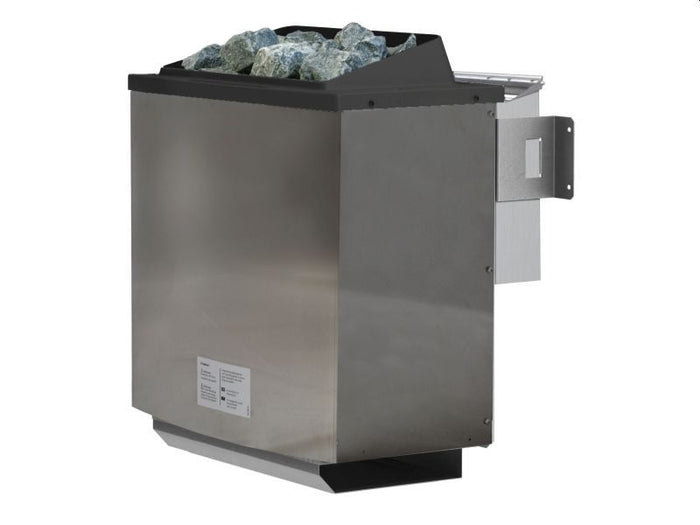 Rodin - Karibu Sauna inkl. 9-kW-Bioofen - ohne Dachkranz -