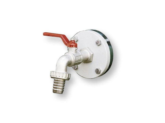 Roth Flansch mit Kugelhahn für Regenwasser Hausspeicher