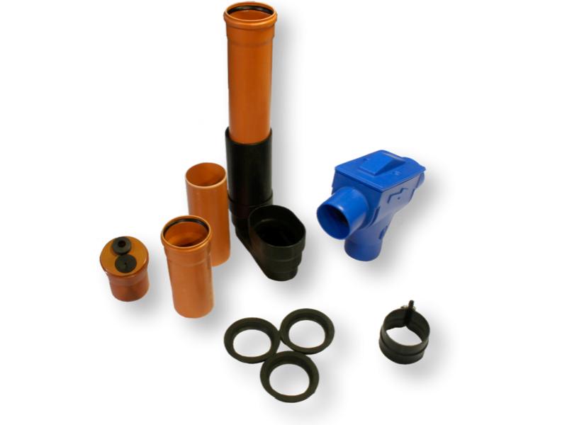 Roth Regenwasseranlage für Haus&Garten 3500 Liter, mit Flachtank & Pumpen-Modul Komfort