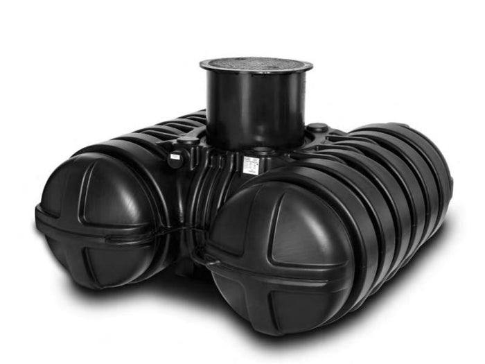 Roth Regenwasseranlage Hausanschluss ECO, 5000 Liter, mit Flachtank & Pumpen-Modul Standard