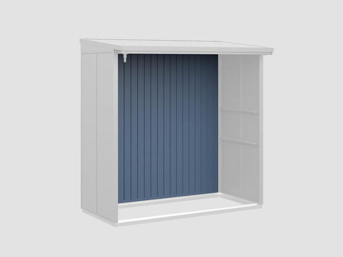 Rückwand EcoStar-Kaminholzregale Typ 2 blau