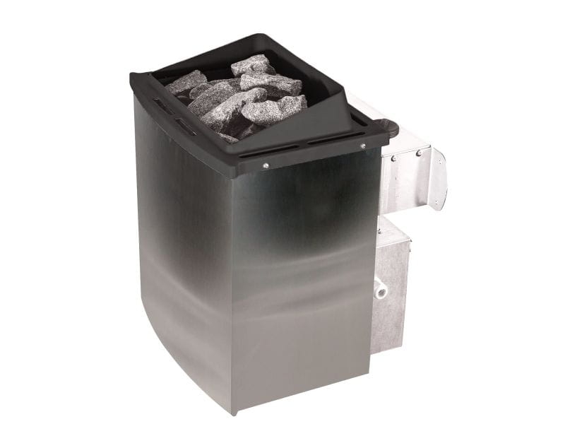 Sahib 2 - Karibu Sauna inkl. 9-kW-Ofen - mit Dachkranz -