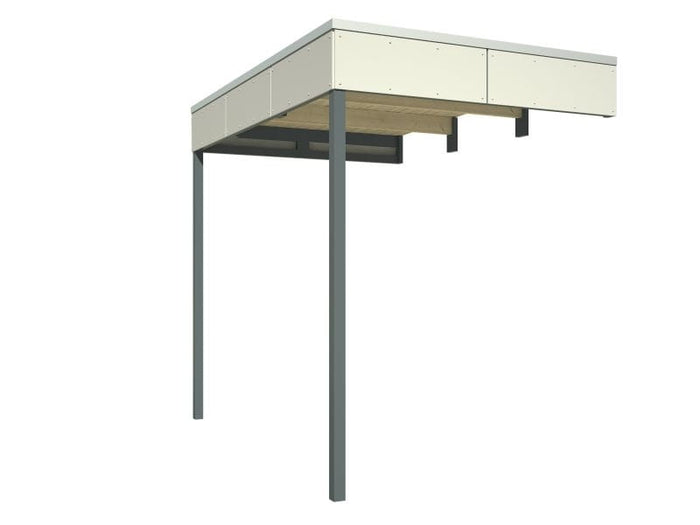 Seitlicher Anbau für Crosscube 3 und 4 telegrau