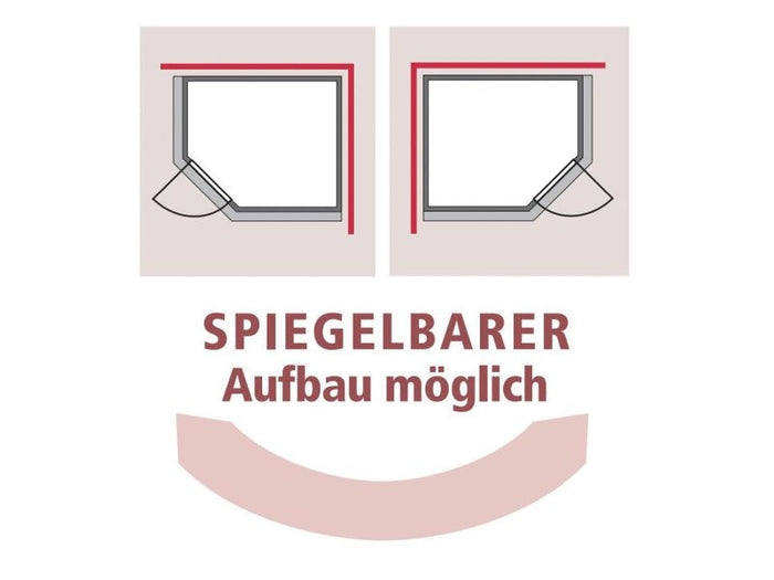 Sinai 3 - Karibu Sauna inkl. 9-kW-Ofen - mit Dachkranz -