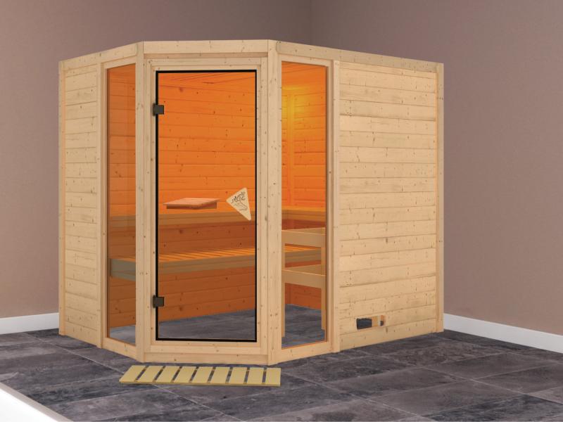 Sinai 3 - Karibu Sauna ohne Ofen - ohne Dachkranz -