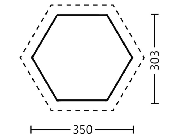 Skan Holz Blockbohlenhaus Almelo in Schiefergrau