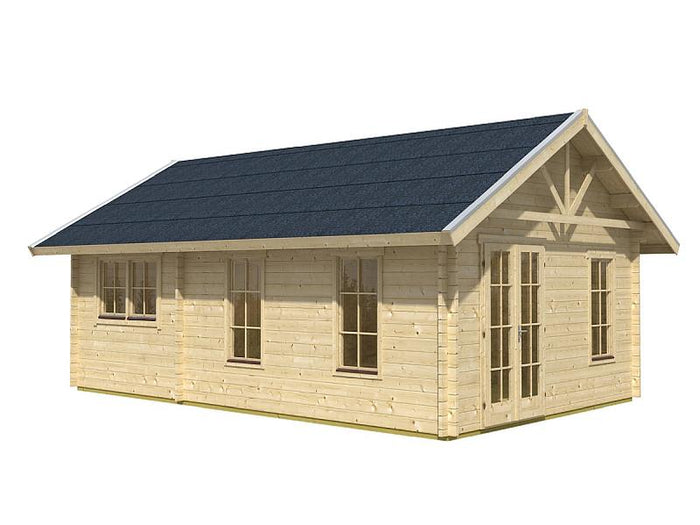 Skan Holz Blockbohlenhaus Bern 4 45plus, 660 x 420 cm