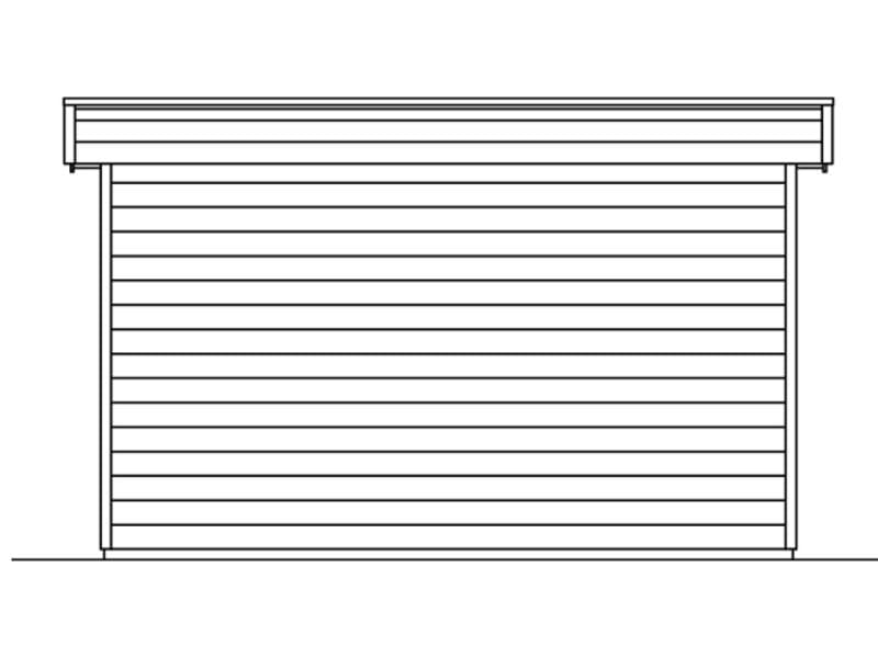 Skan Holz Blockbohlenhaus Breda 2 in schiefergrau