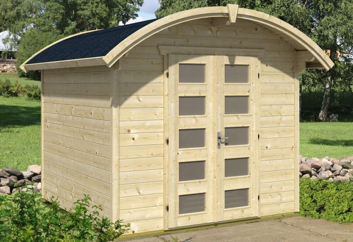 Skan Holz Blockbohlenhaus Delft, 250 x 250 cm