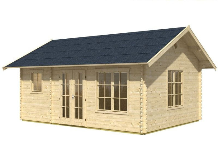 Skan Holz Blockbohlenhaus Esbjerg Größe 2, 420 x 560 cm