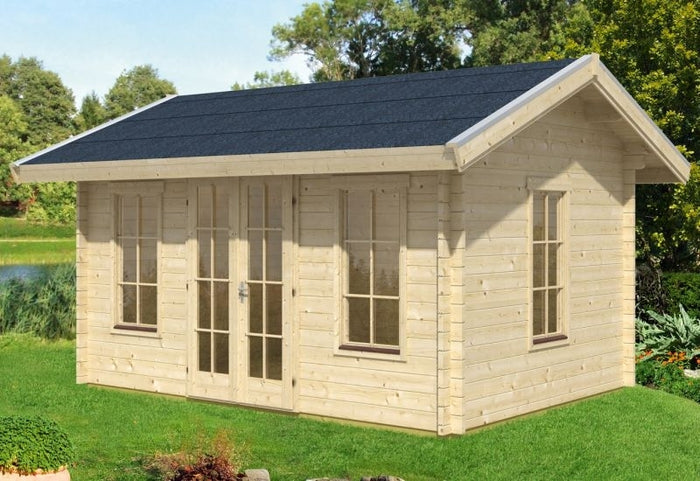 Skan Holz Blockbohlenhaus Montreal 1 70plus, 420 x 300 cm