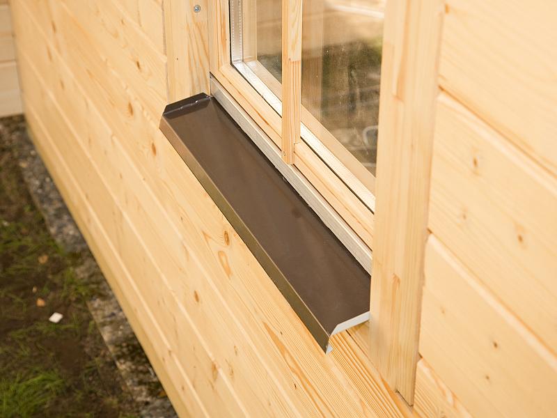 Skan Holz Blockbohlenhaus Ontario 70plus, 600 x 500 cm