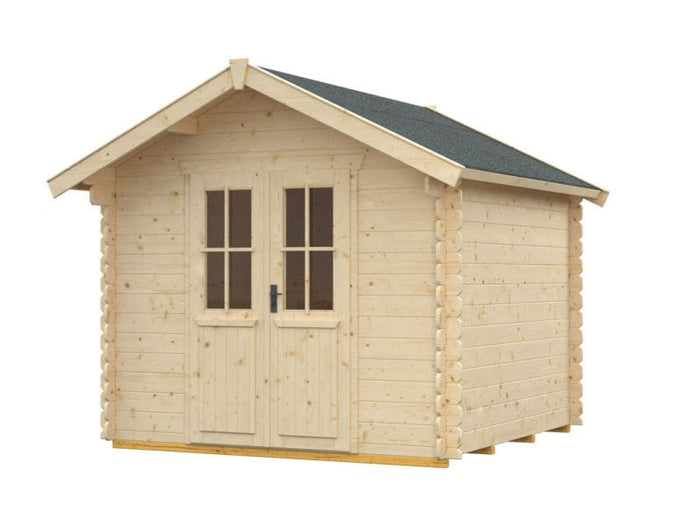 Skan Holz Blockbohlenhaus Palma Größe 3 250 x 300 cm