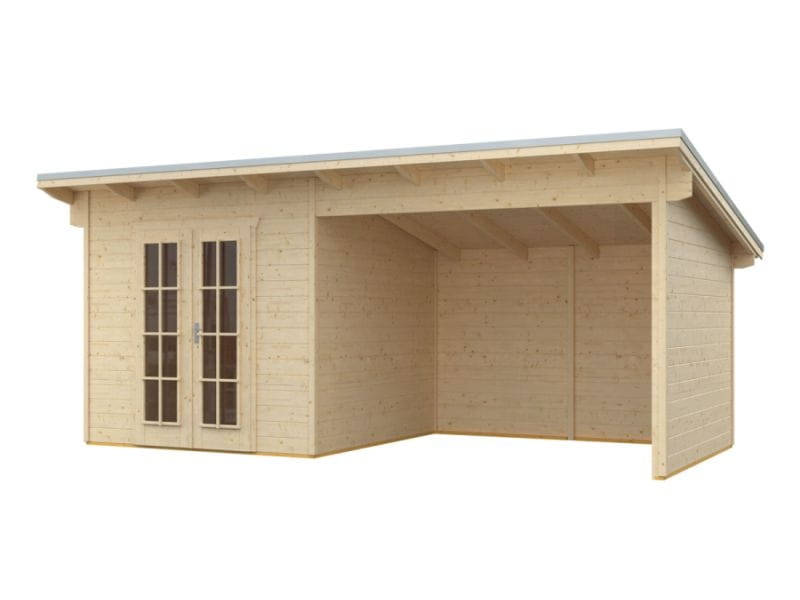 Skan Holz Blockbohlenhaus Texel