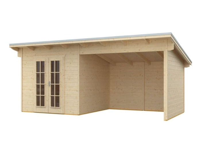 Skan Holz Blockbohlenhaus Texel