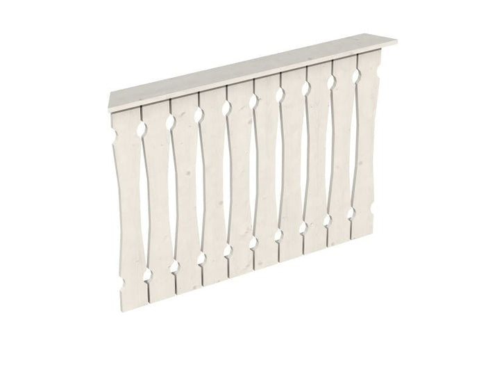 Skan Holz Brüstung für Pavillons 120 cm Balkonschalung in weiß