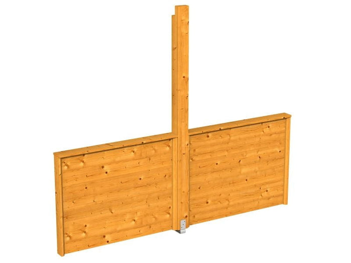 Skan Holz Brüstung für Toulouse in eiche hell