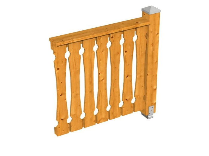 Skan Holz Brüstung in eiche hell für alle Pavillons Balkonschalung