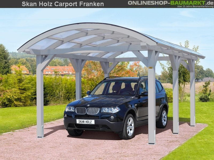Skan Holz Carport Franken 376 x 541 cm Leimholz