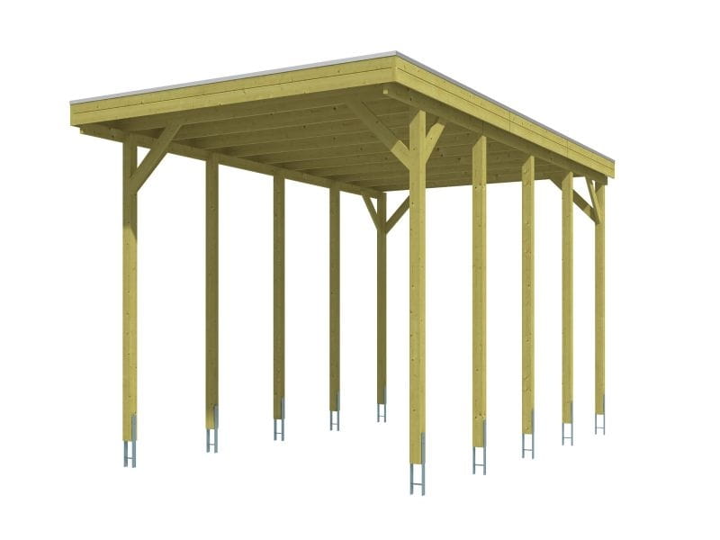 Skan Holz Carport Friesland Caravan 397 x 708 x 371 cm