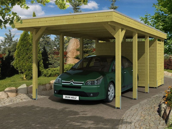 Skan Holz Carport Friesland Set 2 314 x 708 cm