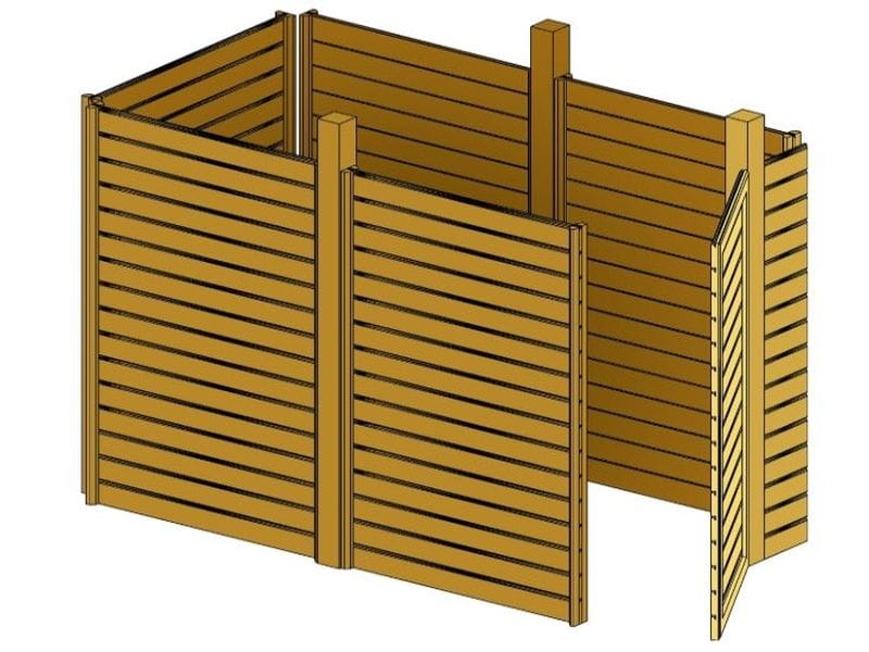 Skan Holz Carport Friesland Set 2 314 x 708 cm