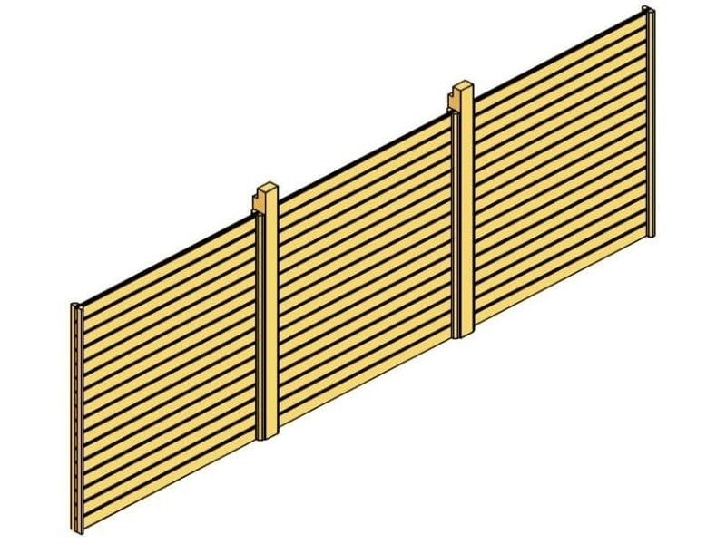 Skan Holz Carport Friesland Set 3 557 x 555 cm