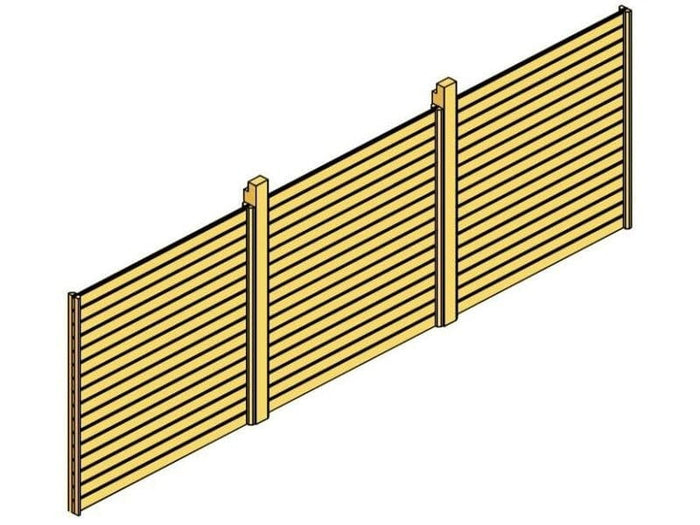 Skan Holz Carport Friesland Set 3 557 x 555 cm