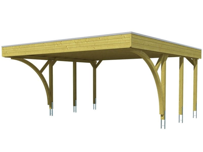 Skan Holz Carport Friesland Set 8