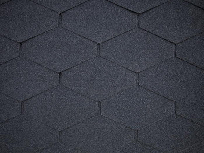 Skan Holz Carport Harz 624 x 560 cm mit schwarz Schindeln