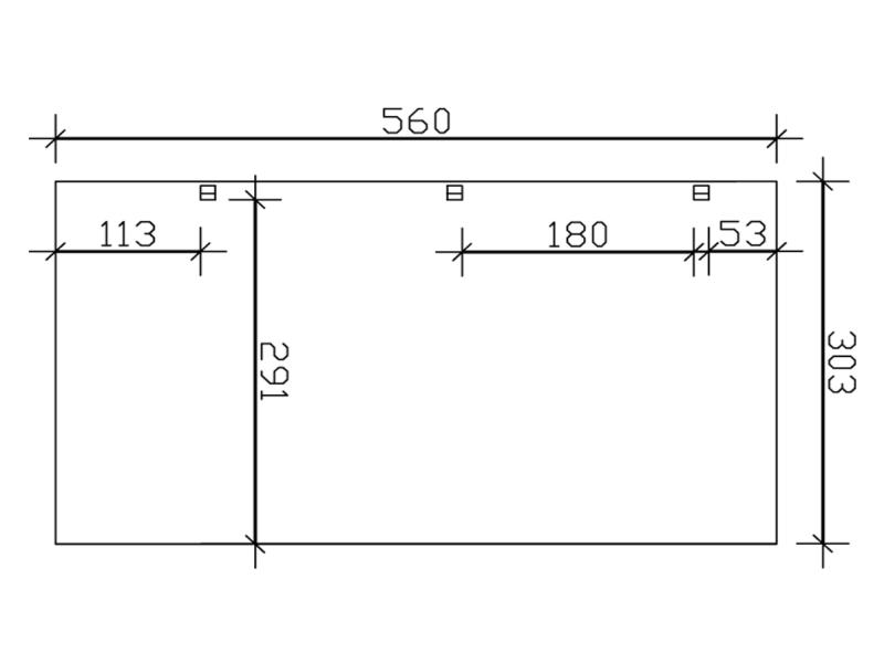 Skan Holz Carport Harz Stellplatzerweiterung mit roten Schindeln