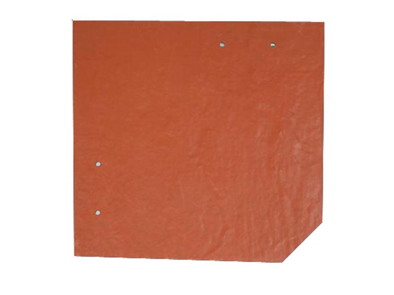 Skan Holz Carport Spreewald 585 x 741 cm mit roter Blende