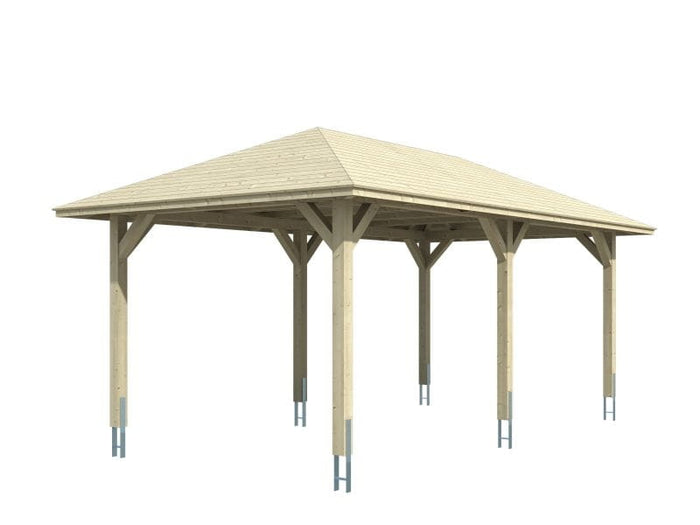 Skan Holz Carport Taunus 12 Gr. 1 natur