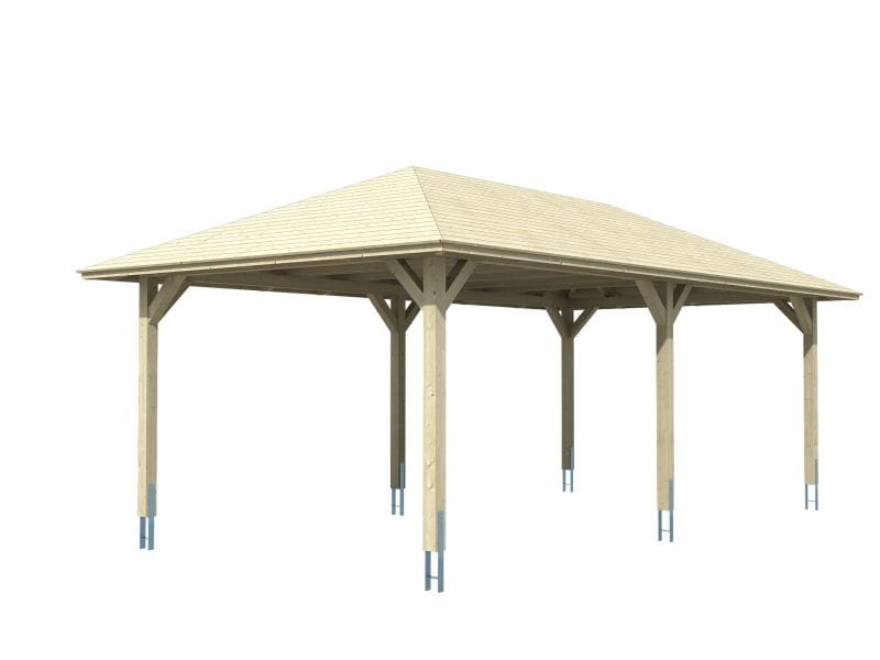 Skan Holz Carport Taunus 12 Gr. 2 natur